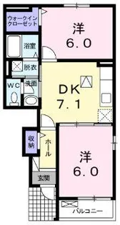 セレッソ【1階】の間取り