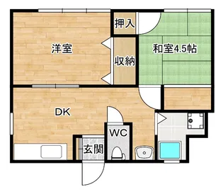 塚本ビル【4階】の間取り