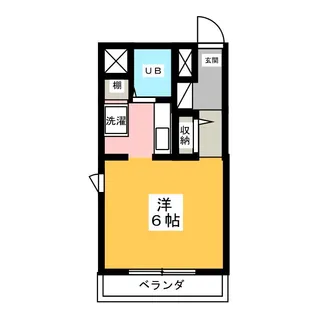 パサージュ豊橋【4階】の間取り