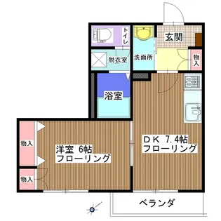 メゾンAki【2階】の間取り