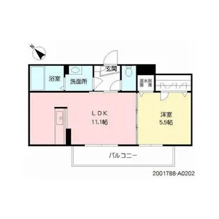 シャーメゾン桜川【1階】の間取り