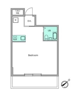 ブルーノコート蒲田【4階】の間取り