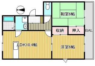 グレイス藤【1階】の間取り