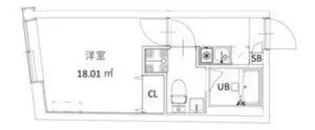 フラシア北赤羽【2階】の間取り