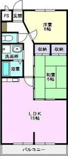 パークサイドHONDA【2階】の間取り