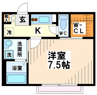 メゾンナオ【1階】の間取り