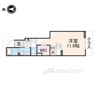 イルディーヴォ1【1階】の間取り
