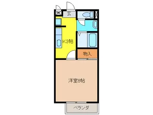 ロングリバーII【1階】の間取り