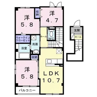アーバンライフ22【2階】の間取り