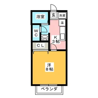 サンフレンズ神田【1階】の間取り