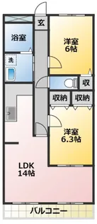 和泉乃郷I号館【1階】の間取り