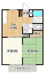 サンシティー倉林A・B【2階】の間取り