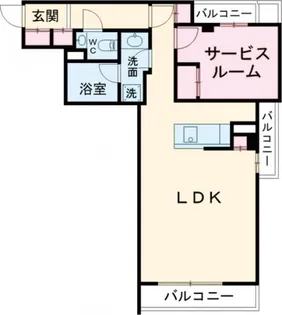 ACP Residence 新江古田【1階】の間取り