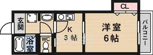 ハイツウエノ 2nd【4階】の間取り