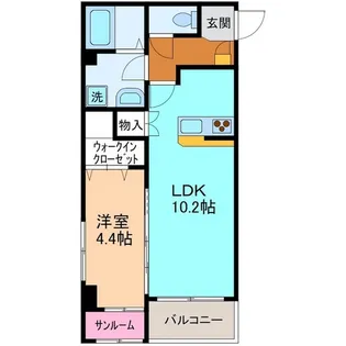 ドリーム宮永市【2階】の間取り