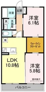 ベルティルミナス【3階】の間取り