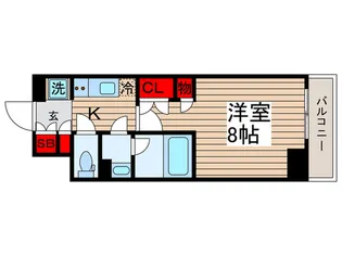 プラウドフラット清澄通り【8階】の間取り