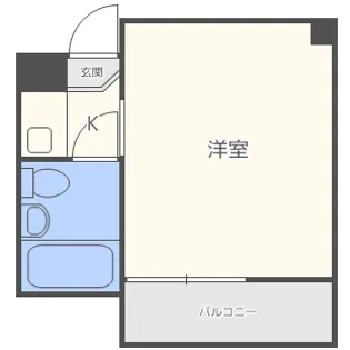 ウエストコート岸里【3階】の間取り