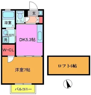 フォルス8【2階】の間取り