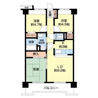 スペランツァ【3階】の間取り