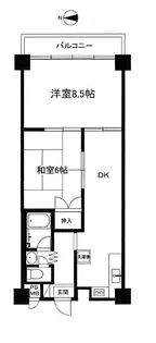 熱海クリフサイド【6階】の間取り