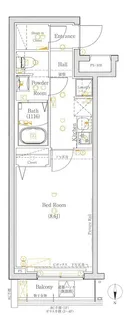 ヴォーガコルテ旗の台【4階】の間取り