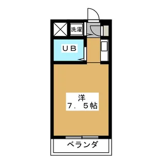 ハーミット西村【2階】の間取り