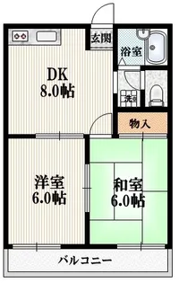 ファミール藤【2階】の間取り