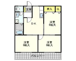 オークヒルズ【2階】の間取り