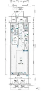 プロヴィスタ京橋ノースゲート【8階】の間取り
