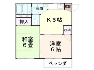 ウエストビレッジ【2階】の間取り