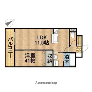 M’s dream X【5階】の間取り