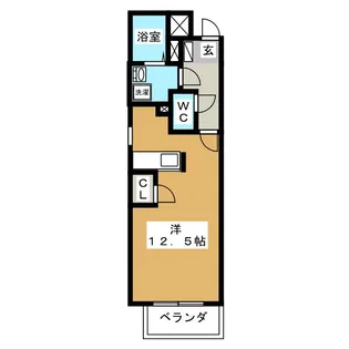 ハイロッティーダ【2階】の間取り