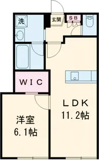ルミノソ小台【1階】の間取り