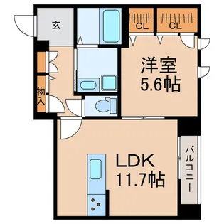 Sakura terrace【1階】の間取り