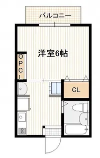 クザン(左棟)【1階】の間取り