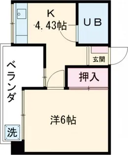ライブイン野中【3階】の間取り