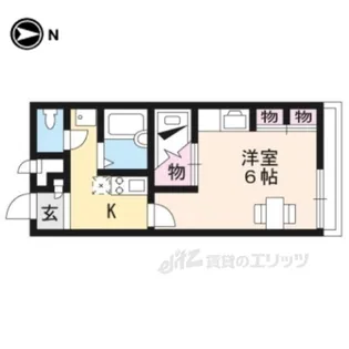 レオパレス伊藤【2階】の間取り