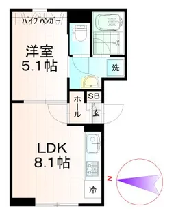 ブライトハウス江古田【1階】の間取り
