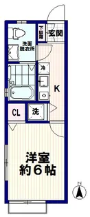シャンディつづみ【1階】の間取り
