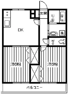 クレストール【2階】の間取り