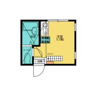 ユナイトステージモーリスの杜【2階】の間取り