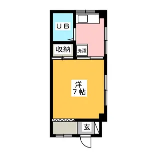 亀山ハウス【1階】の間取り