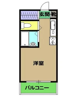 レジデンスカープ八王子【4階】の間取り