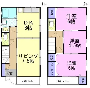 カーサ・イマイ5【1階】の間取り