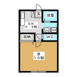 メゾンド・ソレイユ【2階】の間取り