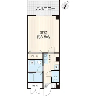 Bonheur南篠崎【4階】の間取り