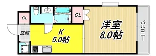 セレーノルーチェ【3階】の間取り