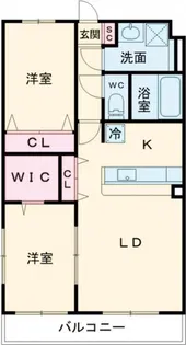 ガーデンヒルズ城南 X【1階】の間取り