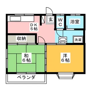 キャッスル峰【2階】の間取り